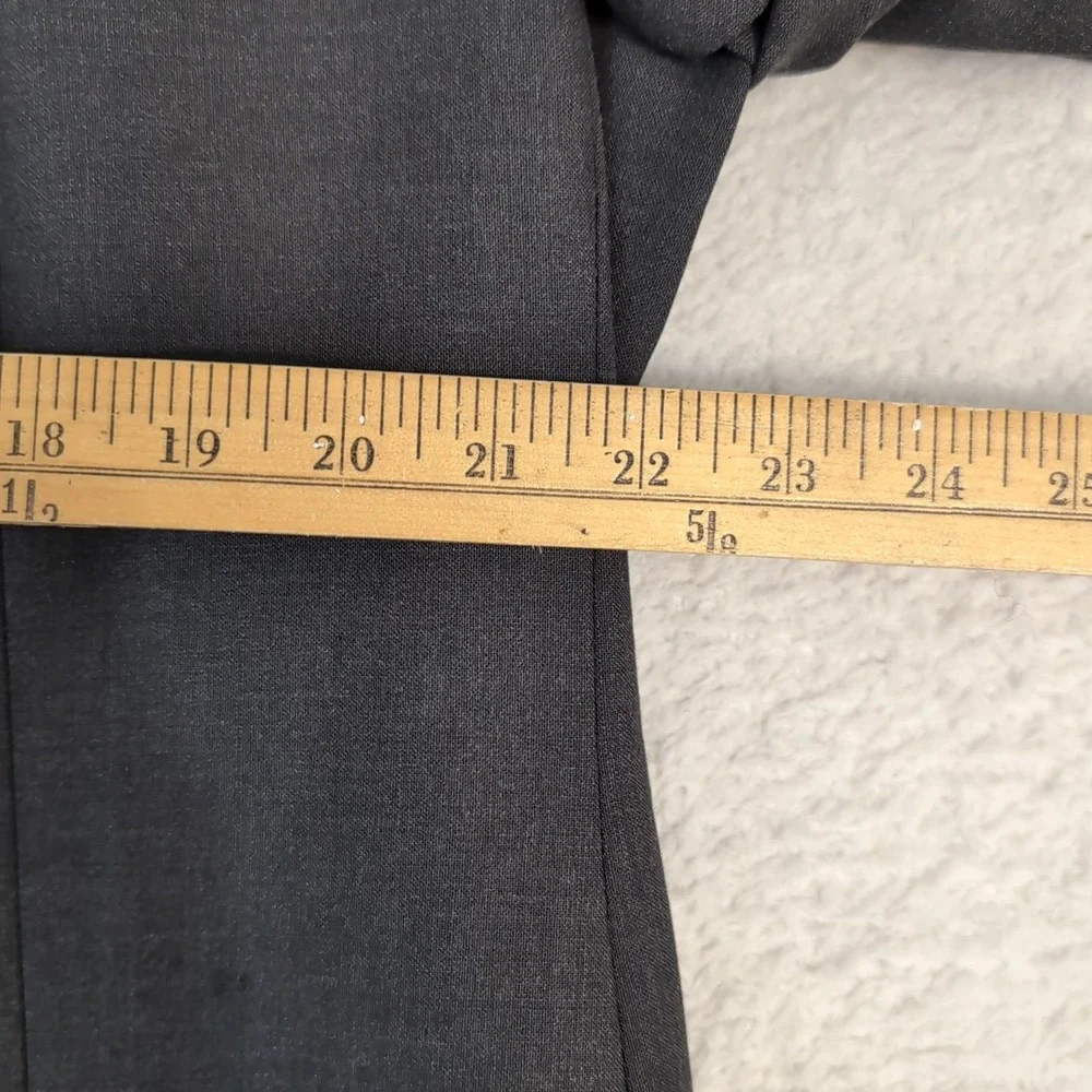 Brooks Brothers Blazer Men's 46 L Dark Gray Wool Brooksease 2 Button Stretch - Picture 7 of 8